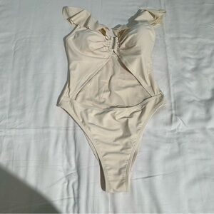 Forever 21 Swim Summer Beach Women's Ruffled One Piece Swimsuit